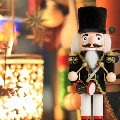 Muñeco Cascanueces Madera 30 Cm Adorno Navideño Decorativo