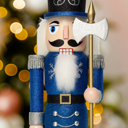 Muñeco Cascanueces Madera 38 Cm Adorno Navideño Decorativo