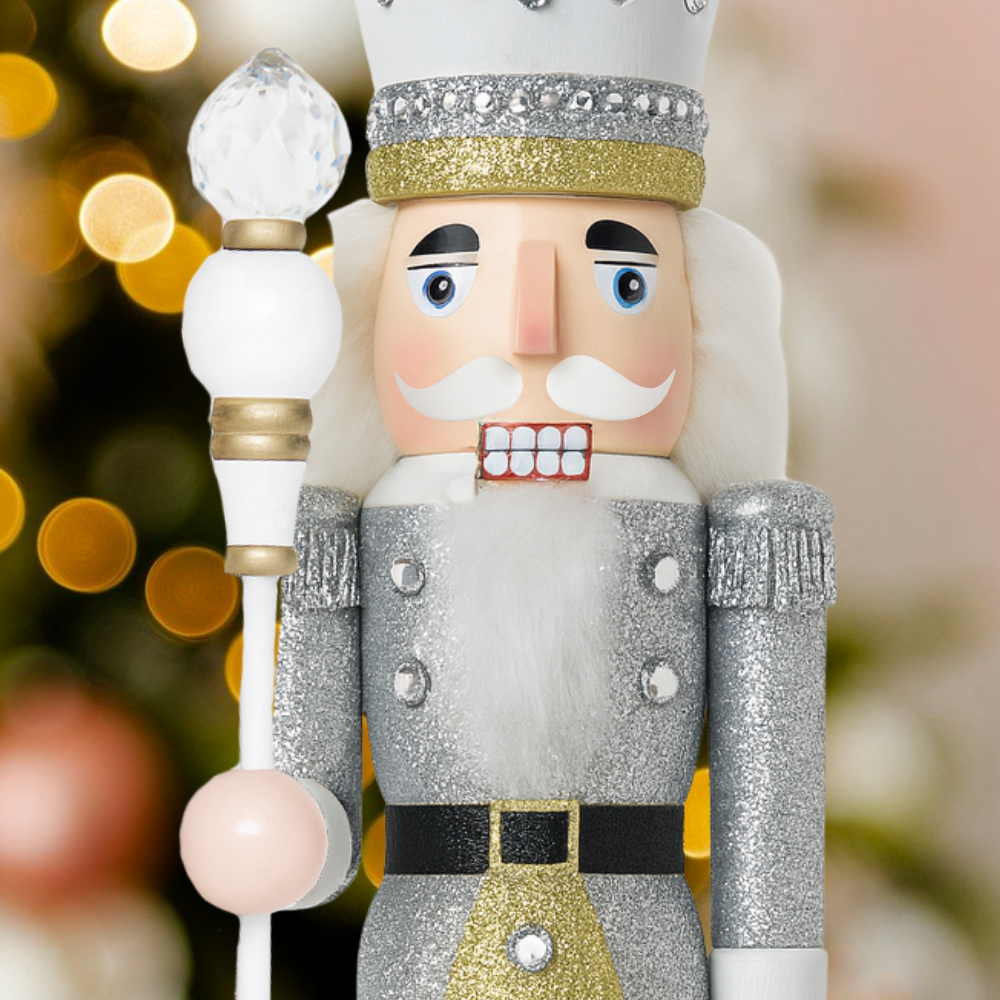 Muñeco Cascanueces Madera 38 Cm Adorno Navideño Decorativo