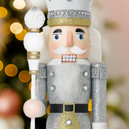 Muñeco Cascanueces Madera 38 Cm Adorno Navideño Decorativo