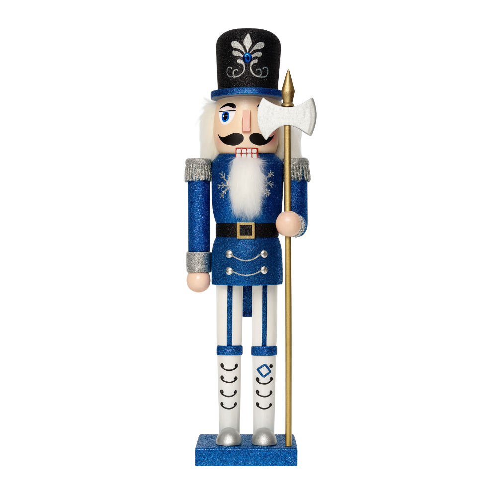 Muñeco Cascanueces Madera 38 Cm Adorno Navideño Decorativo