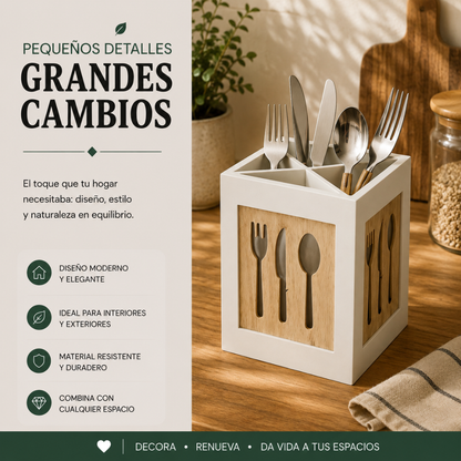 Organizador De Servicios Cubiertos De Cocina Porta Servicios
