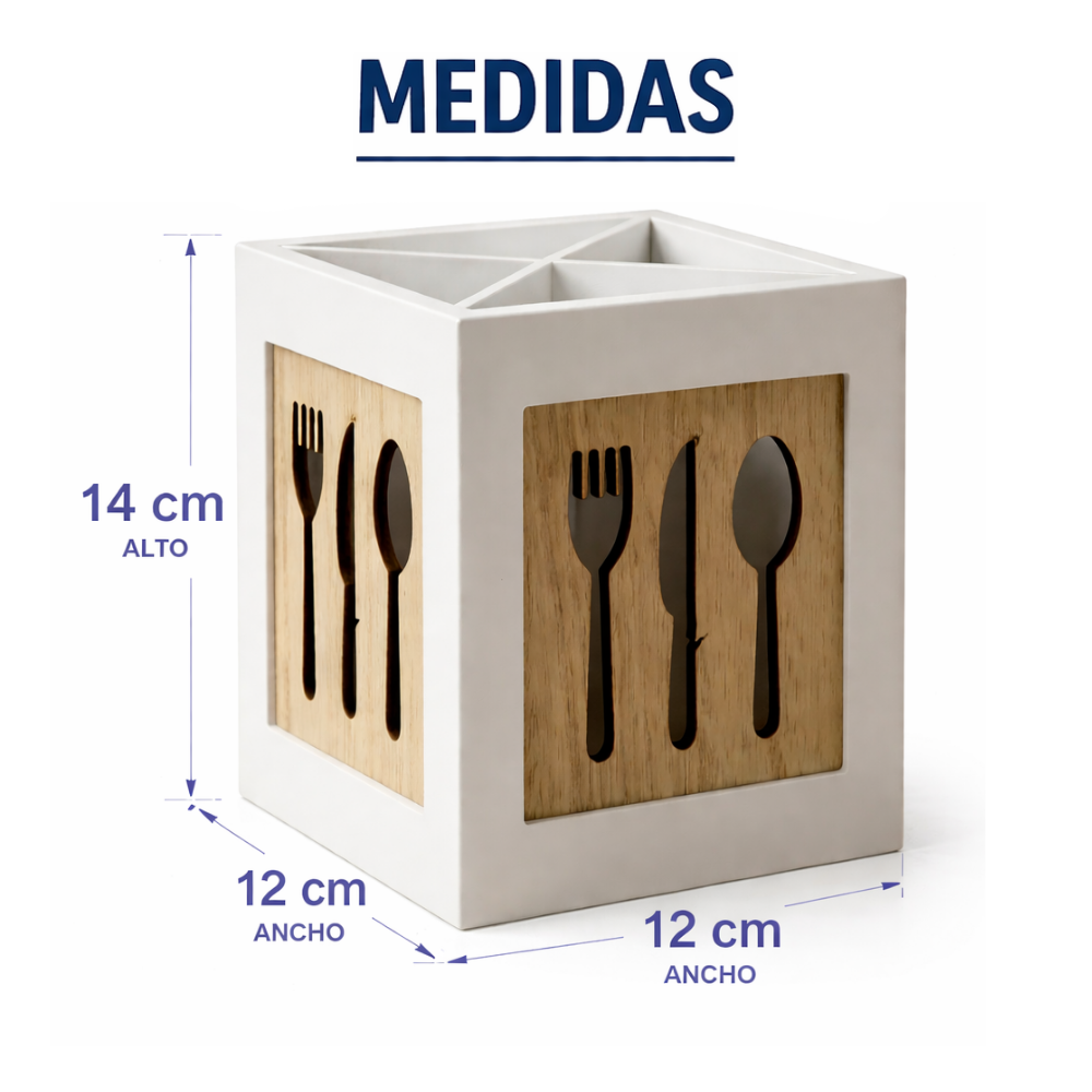 Organizador De Servicios Cubiertos De Cocina Porta Servicios