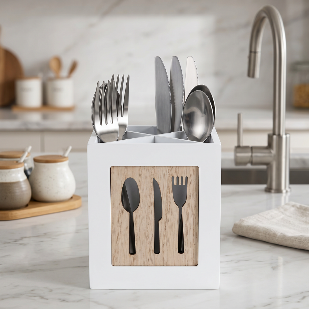 Organizador De Servicios Cubiertos De Cocina Porta Servicios