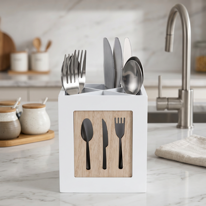 Organizador De Servicios Cubiertos De Cocina Porta Servicios