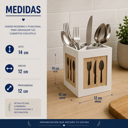 Organizador De Servicios Cubiertos De Cocina Porta Servicios