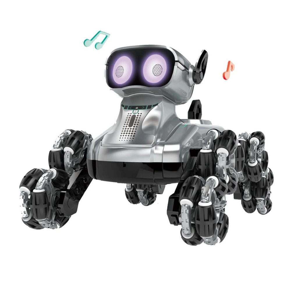 Perro Robot a Control Remoto RC Juguete Con Luces Y Sonido