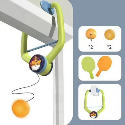 Ping Pong Portatil Sin Mesa Bola Con Cuerda Para Entrenar