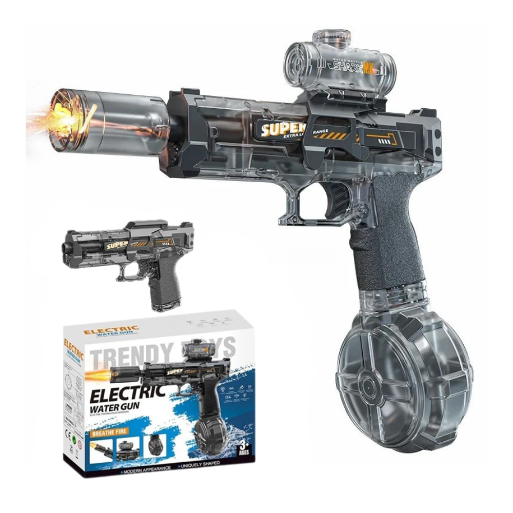 Pistola de Agua Electrica Automatica Alta Potencia Luz Led