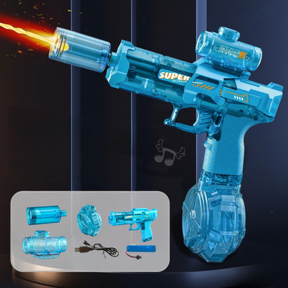 Pistola de Agua Electrica Automatica Alta Potencia Luz Led