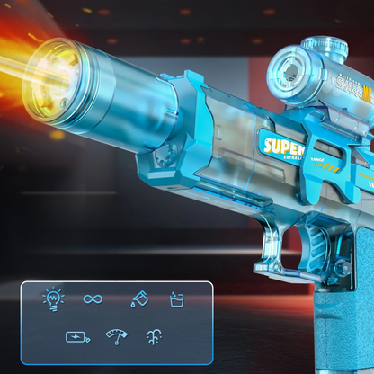 Pistola de Agua Electrica Automatica Alta Potencia Luz Led