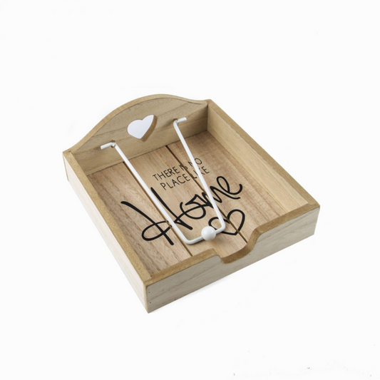 Porta Servilletas De Madera Estilo Vintage