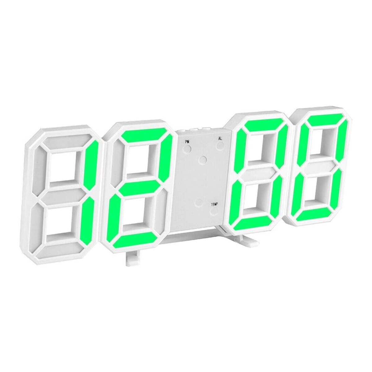 Reloj Despertador Digital Led 3d De Escritorio O Muro