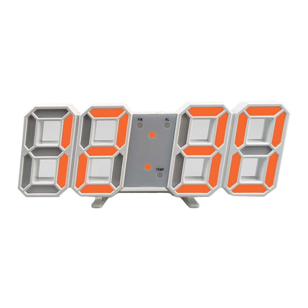 Reloj Despertador Digital Led 3d De Escritorio O Muro