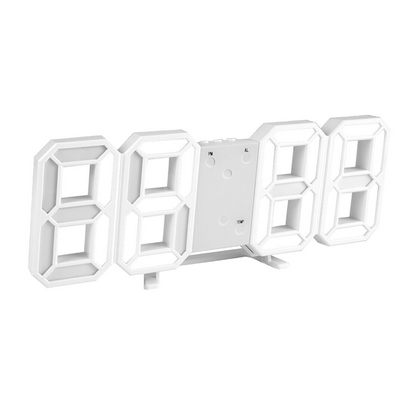 Reloj Despertador Digital Led 3d De Escritorio O Muro