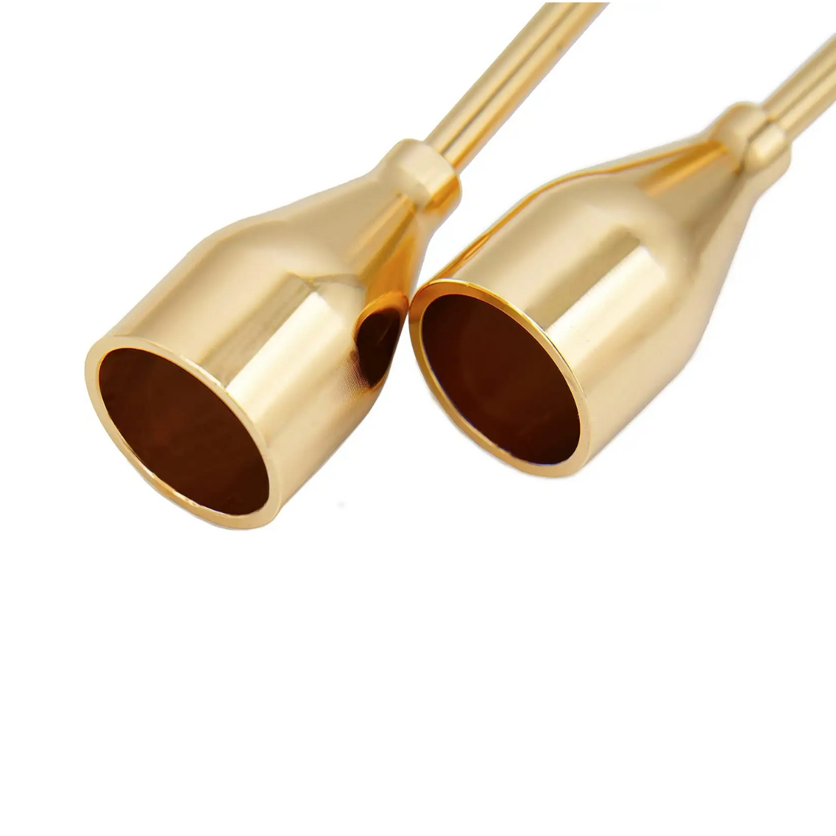 Set 3 Candelabros Porta Velas Dorado Decora Centro De Mesa