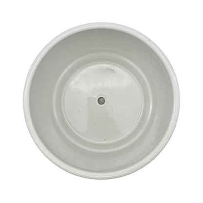 Set 3 Maceteros Maceta De Cerámica Blancos Diseños Lineas