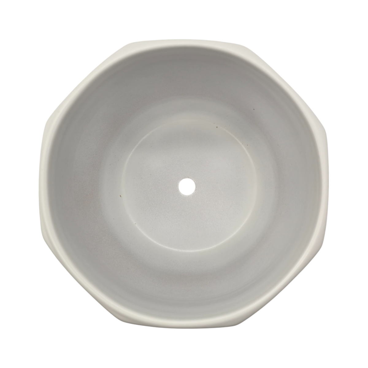 Set 3 Maceteros Maceta De Ceramica Blancos Lineas Verticales