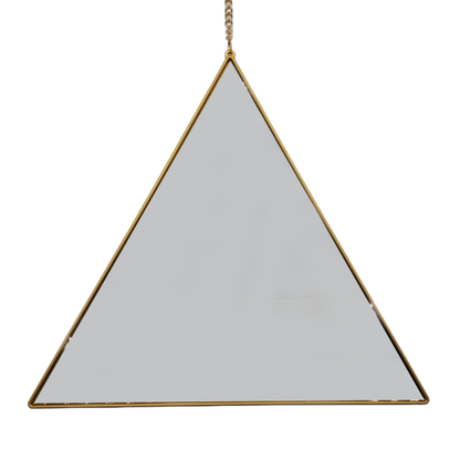 Set 4 Espejos De Pared Para Colgar Triangular Marco Espejo