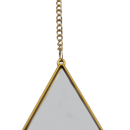 Set 4 Espejos De Pared Para Colgar Triangular Marco Espejo