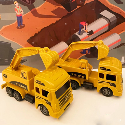 Set 8 Camiones De Construccion Juguete Para Niños Vehiculos