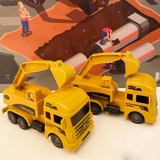 Set 8 Camiones De Construccion Juguete Para Niños Vehiculos