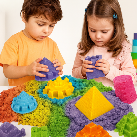 Set De Arena Magica Con Accesorios Y Moldes Playa Mar