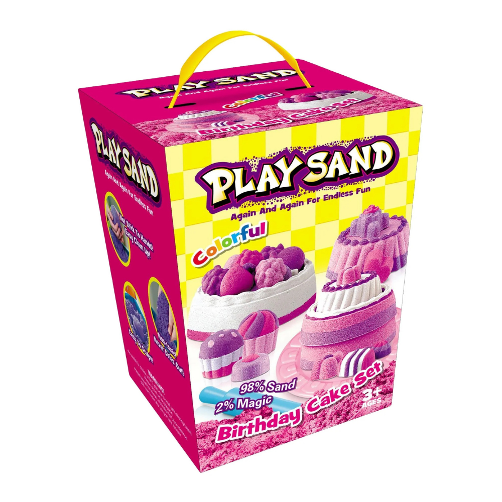 Set De Arena Magica Infantil Con Accesorios y Moldes Variado