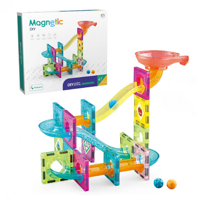 Set De Construccion Magnetico 47 Piezas