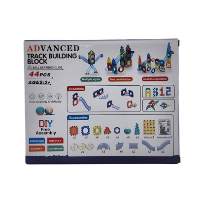 Set De Construccion Tobogan Carrera De Bolitas 44 Piezas