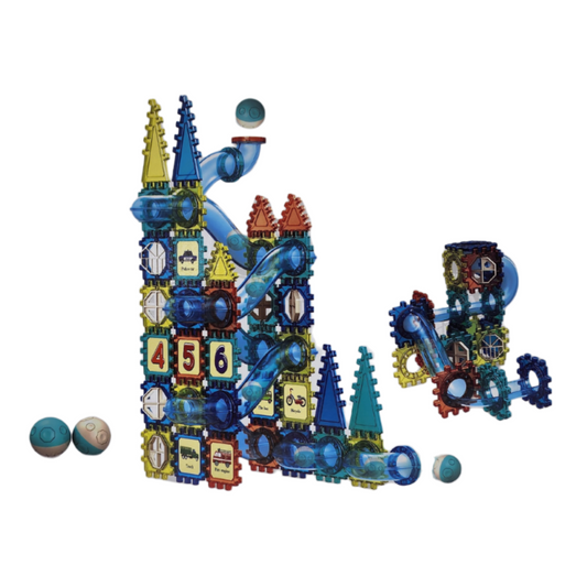 Set De Construccion Tobogan Carrera De Bolitas 98 Piezas