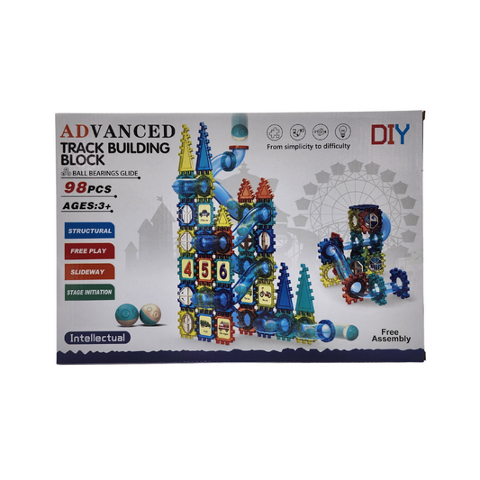 Set De Construccion Tobogan Carrera De Bolitas 98 Piezas