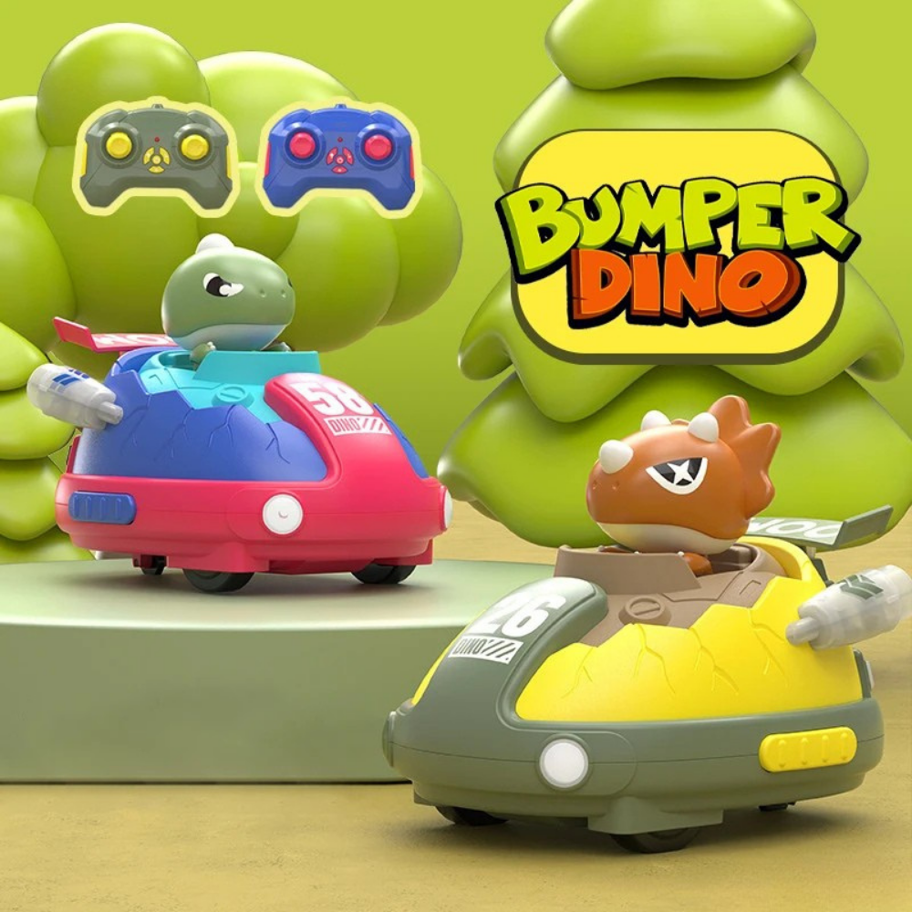 Set de Autitos Chocadores a Control Remoto Piloto Saltarin