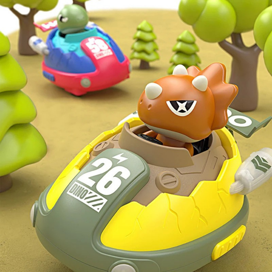 Set de Autitos Chocadores a Control Remoto Piloto Saltarin