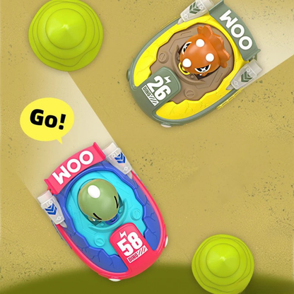 Set de Autitos Chocadores a Control Remoto Piloto Saltarin