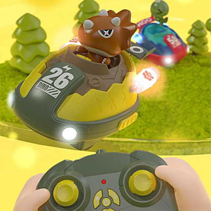 Set de Autitos Chocadores a Control Remoto Piloto Saltarin