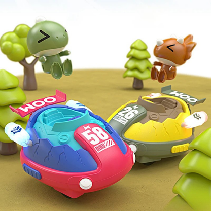 Set de Autitos Chocadores a Control Remoto Piloto Saltarin