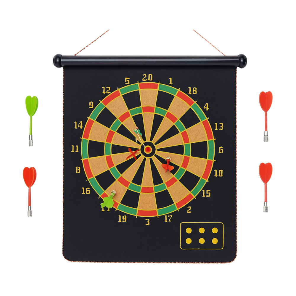 Tablero De Dardos Magnetico Tiro Al Blanco Reversible
