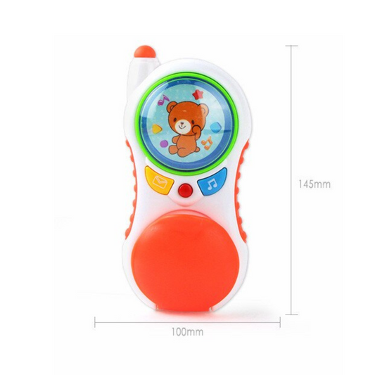 Teléfono Celular Bebe Juguete Fono Luz Sonidos Y Botones