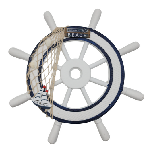 Timon De Barco Decorativo De Madera Para Pared Decoracion