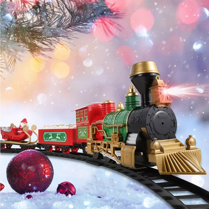 Tren Electrico Navideño Base de Arbol Decorativo Navidad