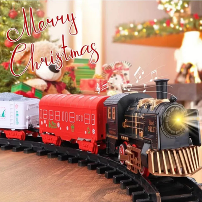 Tren Navideño Electrico Para Arbol Navidad Decorativo Pino