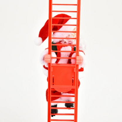 Viejo Pascuero Santa Sube y Baja Escalera Decoracion Navidad