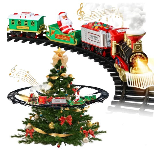 Tren Navideño Electrico Para Arbol Navidad Decorativo Pino