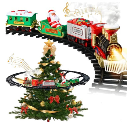 Tren Navideño Electrico Para Arbol Navidad Decorativo Pino
